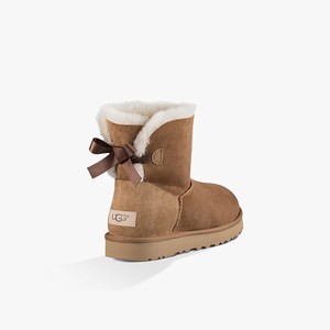 Ugg Mini Bailey Bow II Klassiska Stövlar Dam Bruna (913052GFW)